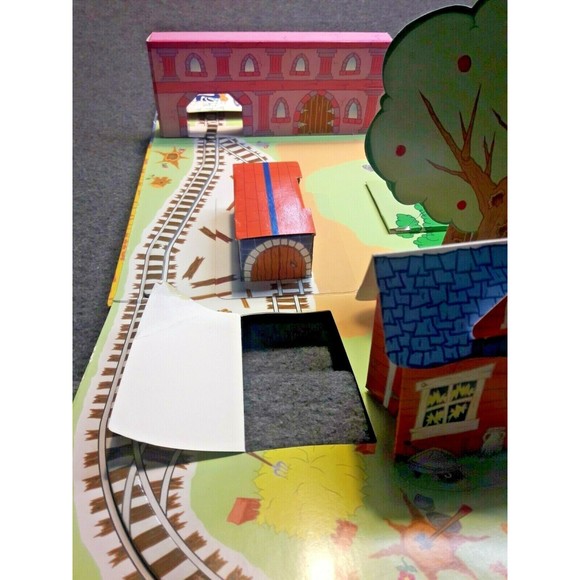 Toys Vintage Woody Woodpecker Little Town Train Set Popup Play Town